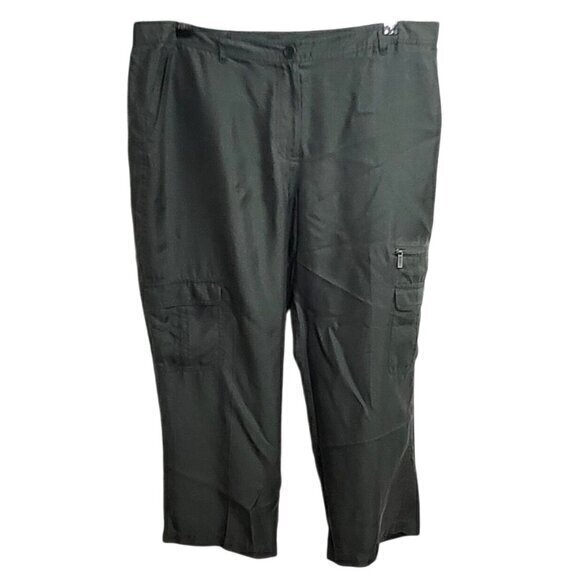 Calvin Klein Pants - Calvin Klein Silk Pants Green 14
